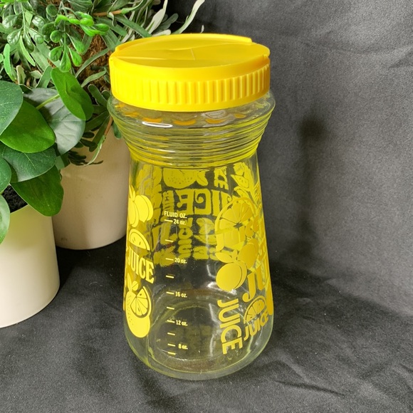 Vintage 1970’s 24oz Lemon Juice jar / carafe - Picture 4 of 8